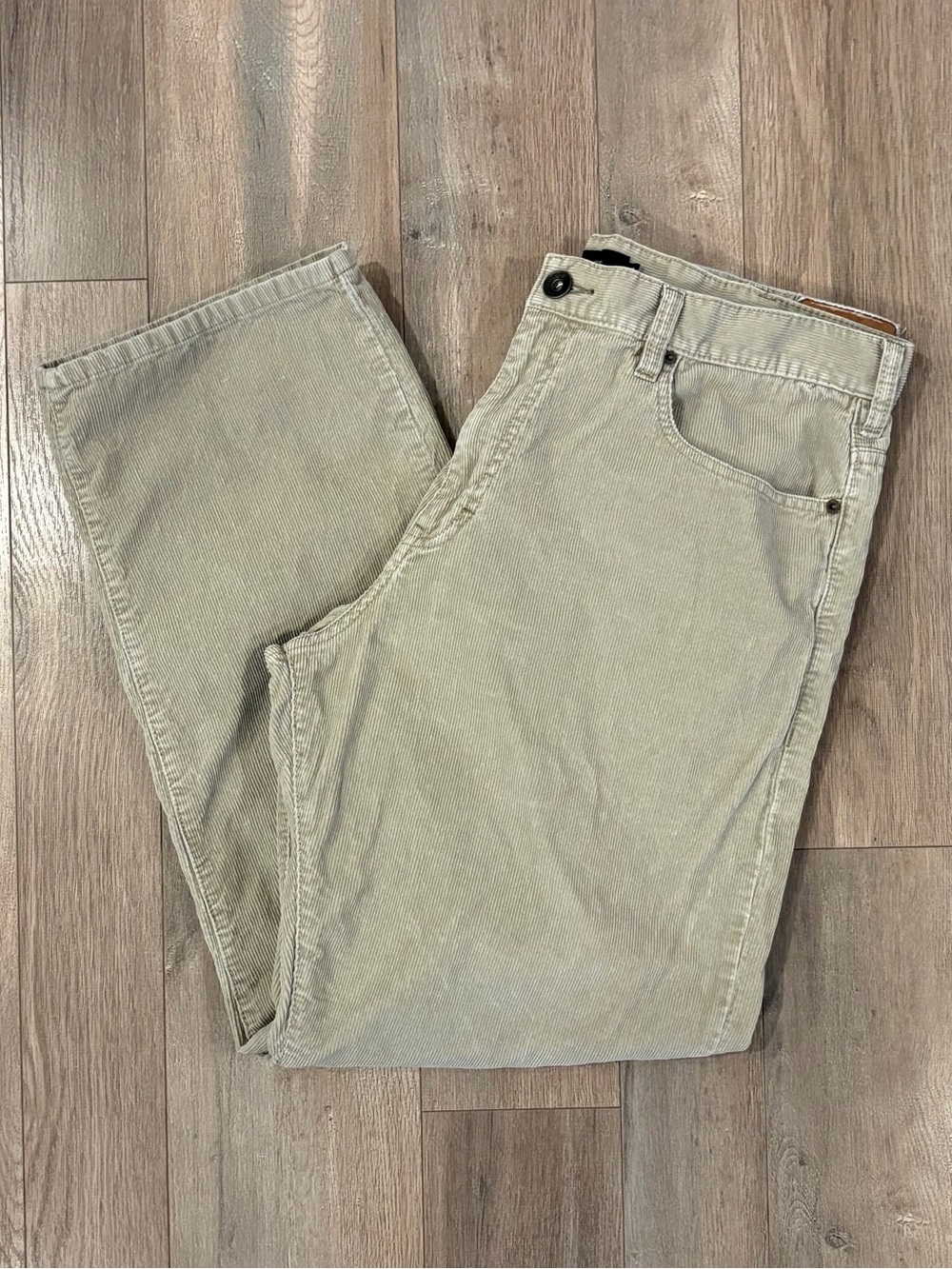 Calvin Klein Jeans Men's Light Khaki Corduroy Pants